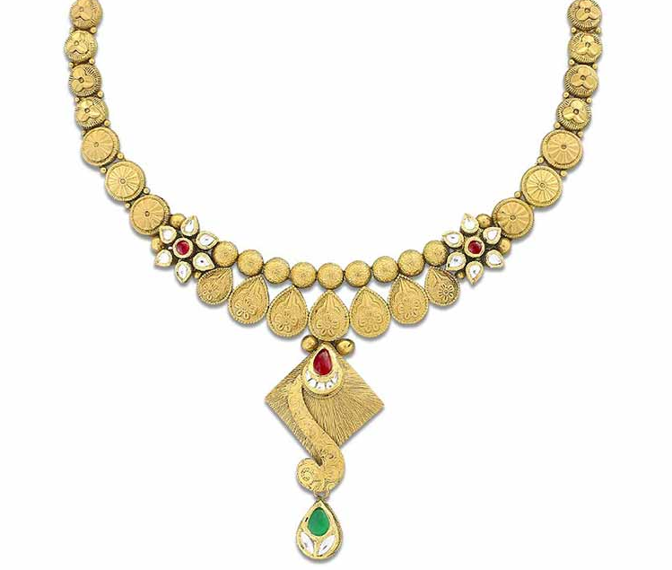 Kundan Necklace Dhanalakshmi Jewellers