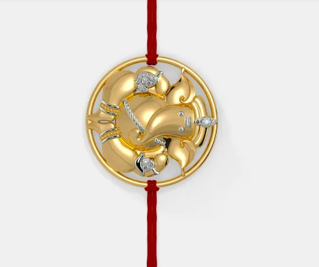 Gold Rakhi 