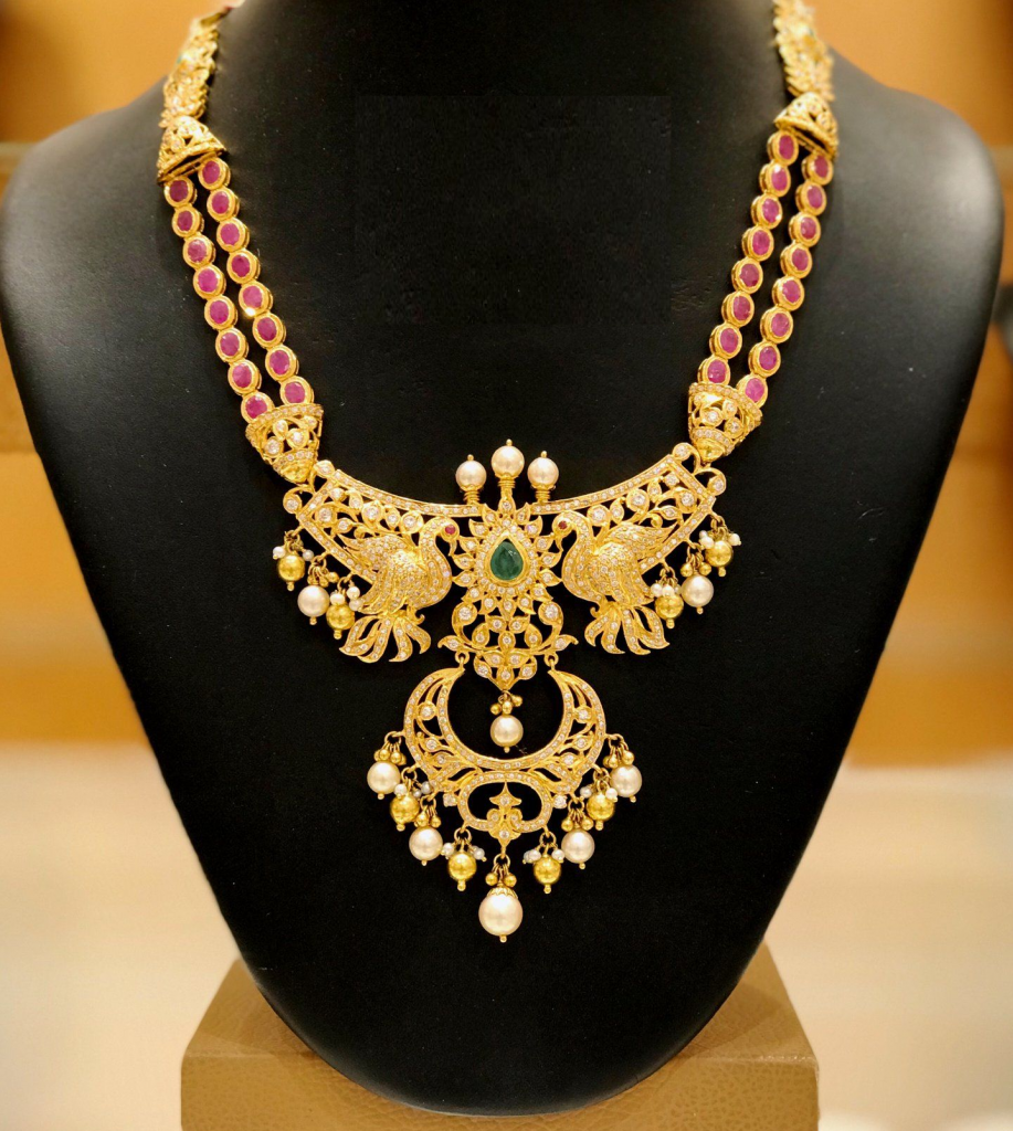 Kundan Necklace Dhanalakshmi Jewellers