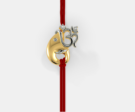 Gold Rakhi