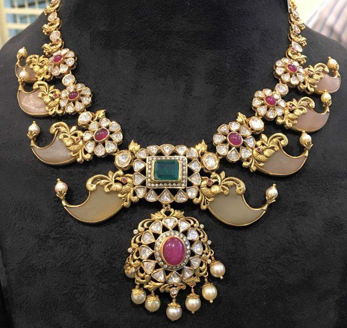 Puligoru necklace | Dhanalakshmi Jewellers