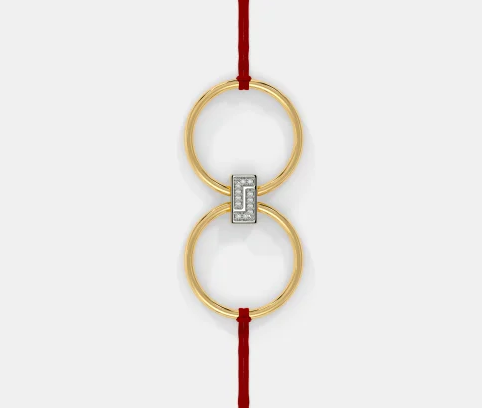 Gold Rakhi