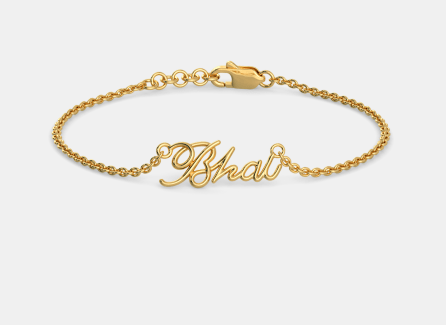 Gold Rakhi