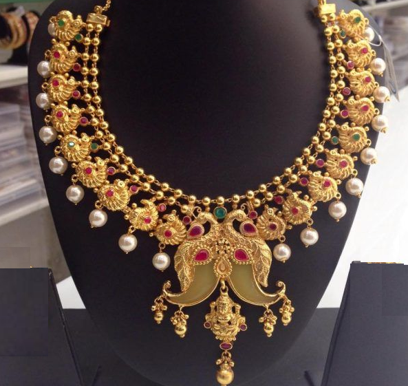 Puligoru necklace | Dhanalakshmi Jewellers