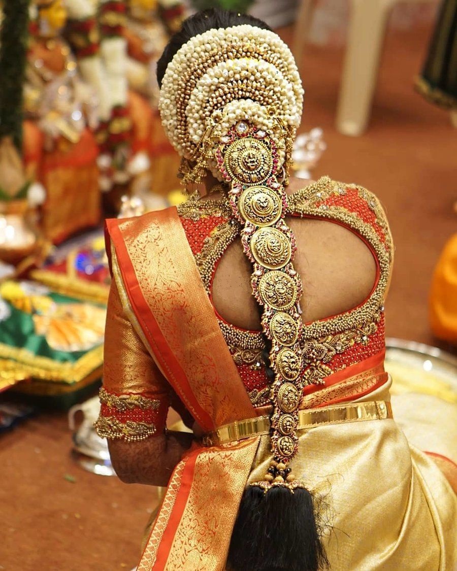 Beautiful South Indian Jadas We Spotted On Real Brides!