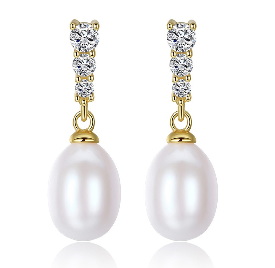 Pearl Earrings | Dhanalakshmi Jewellers