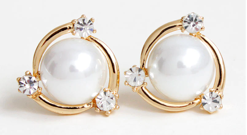 Pearl Earrings | Dhanalakshmi Jewellers