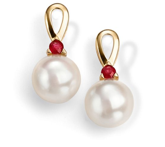 Pearl Earrings | Dhanalakshmi Jewellers