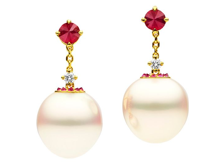 Pearl Earrings | Dhanalakshmi Jewellers