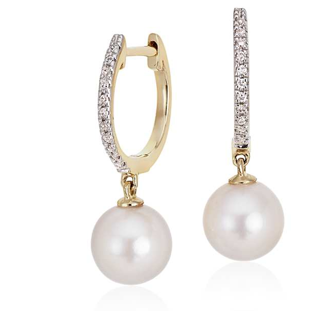 Pearl Earrings | Dhanalakshmi Jewellers