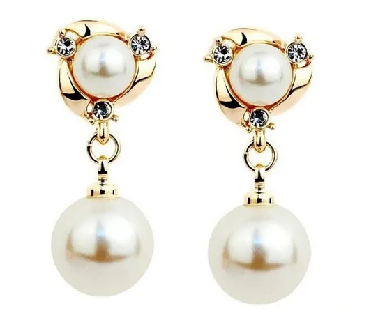 Pearl Earrings | Dhanalakshmi Jewellers