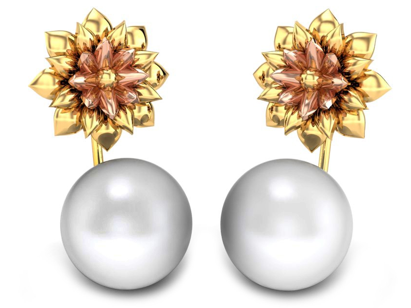 Pearl Earrings | Dhanalakshmi Jewellers