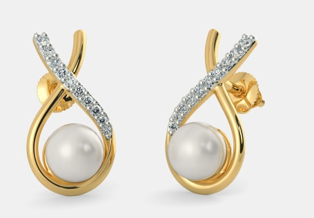 Pearl Earrings | Dhanalakshmi Jewellers