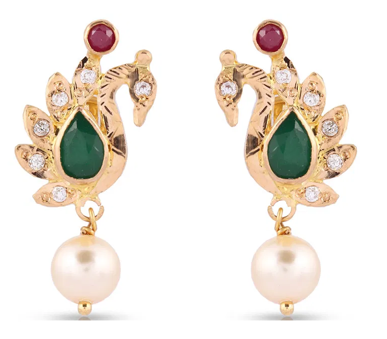 Pearl Earrings | Dhanalakshmi Jewellers