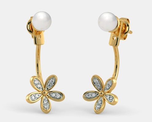 Pearl Earrings | Dhanalakshmi Jewellers