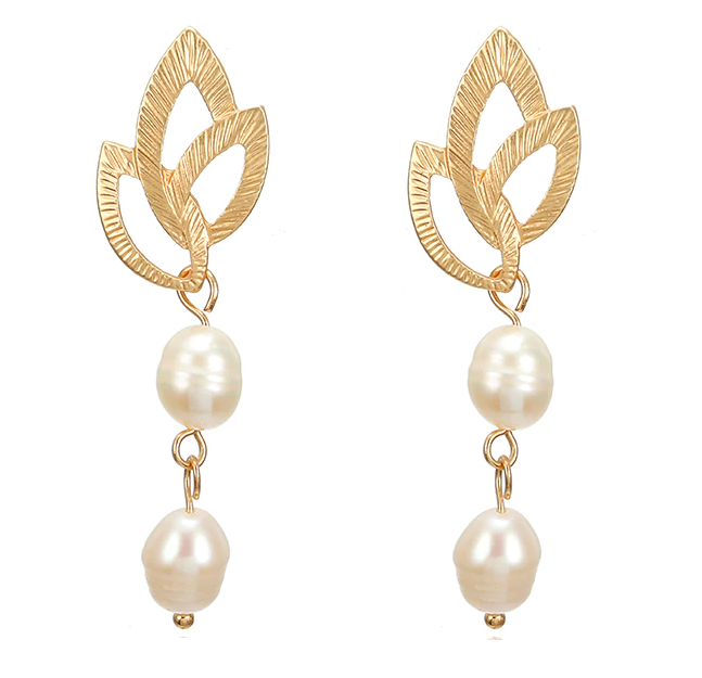 Pearl Earrings | Dhanalakshmi Jewellers