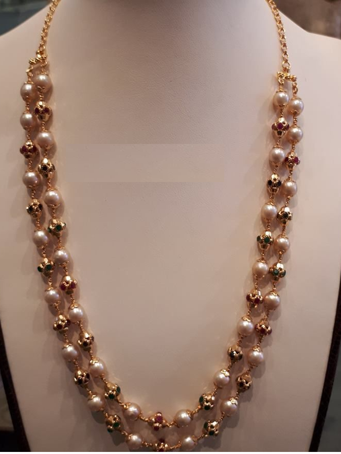 Antique Pearl Necklace Designs