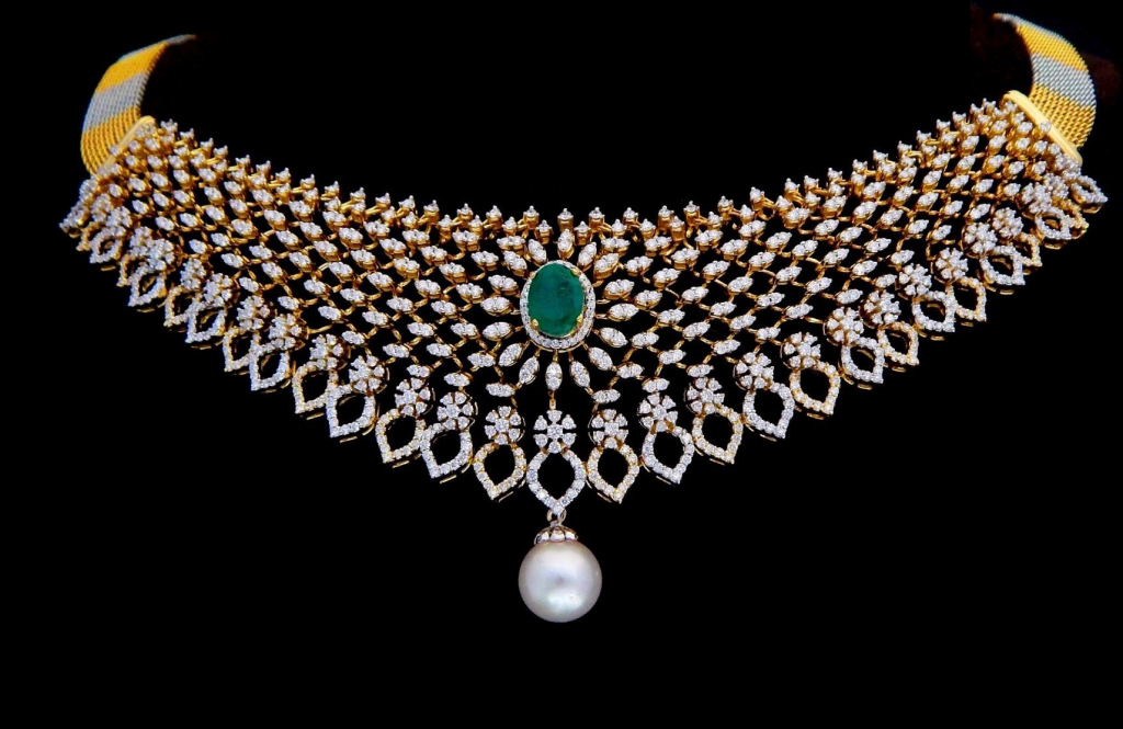 Diamond Choker Necklace Designs