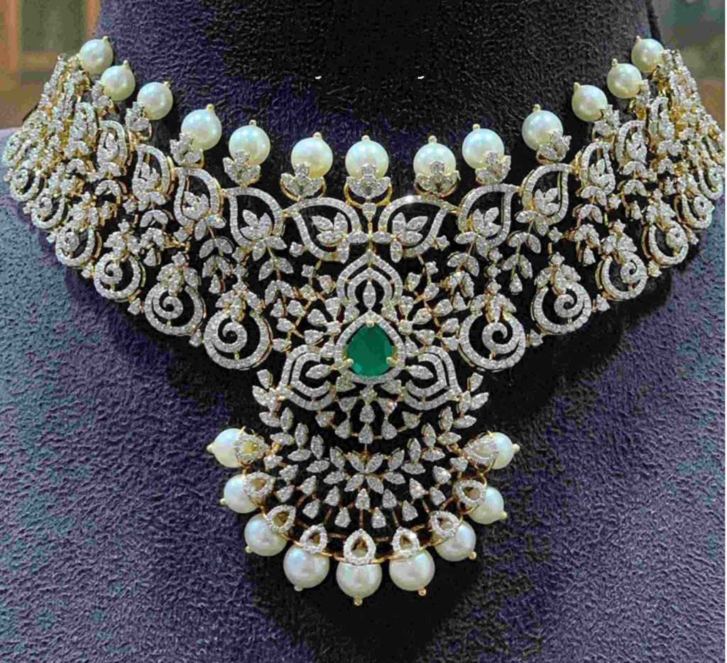 Diamond Choker Necklace Designs