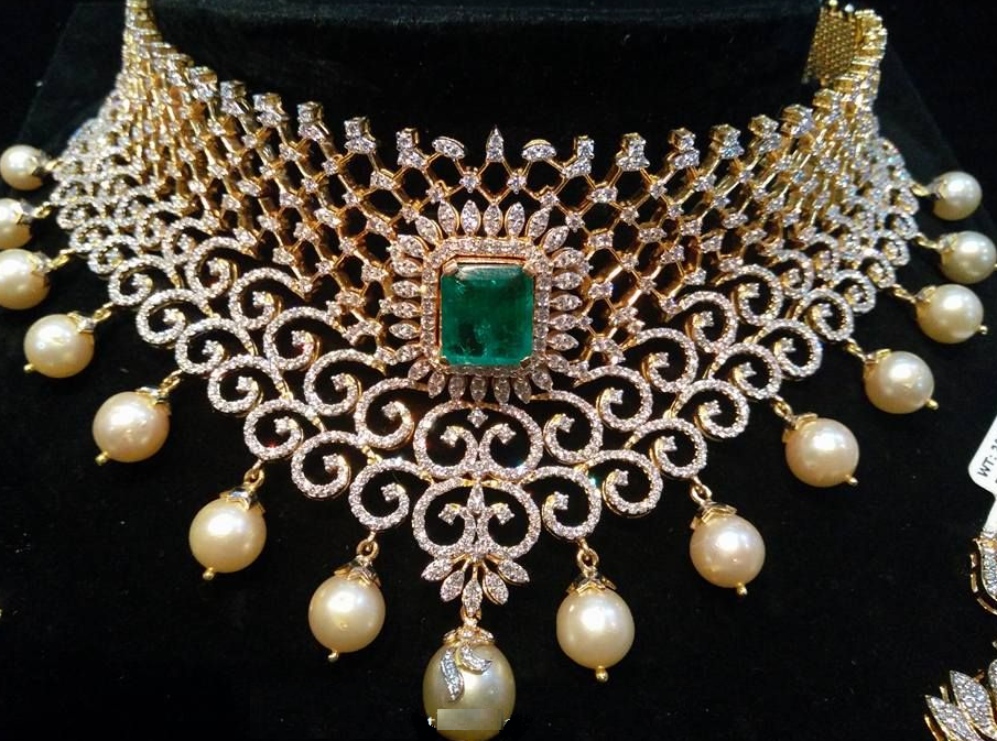 Diamond Choker Necklace Designs