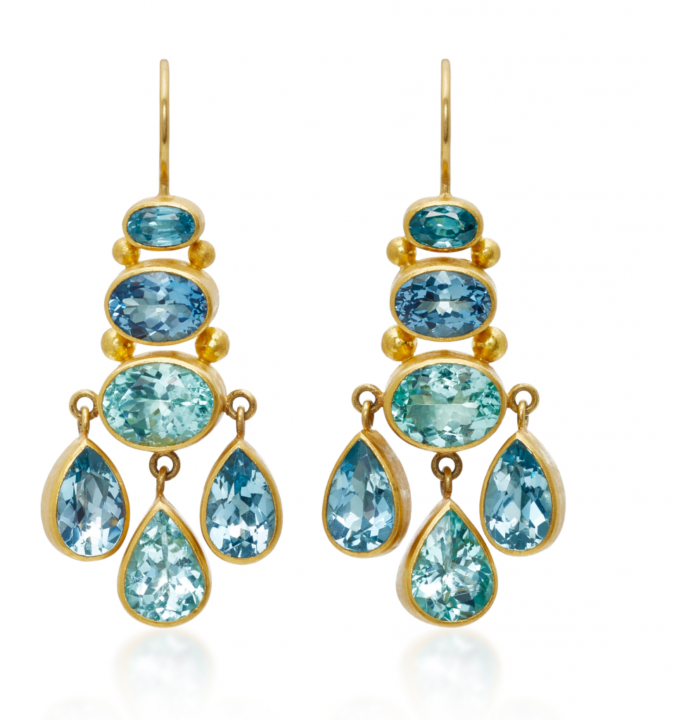 Tourmaline Earrings | Dhanalakshmi Jewelers