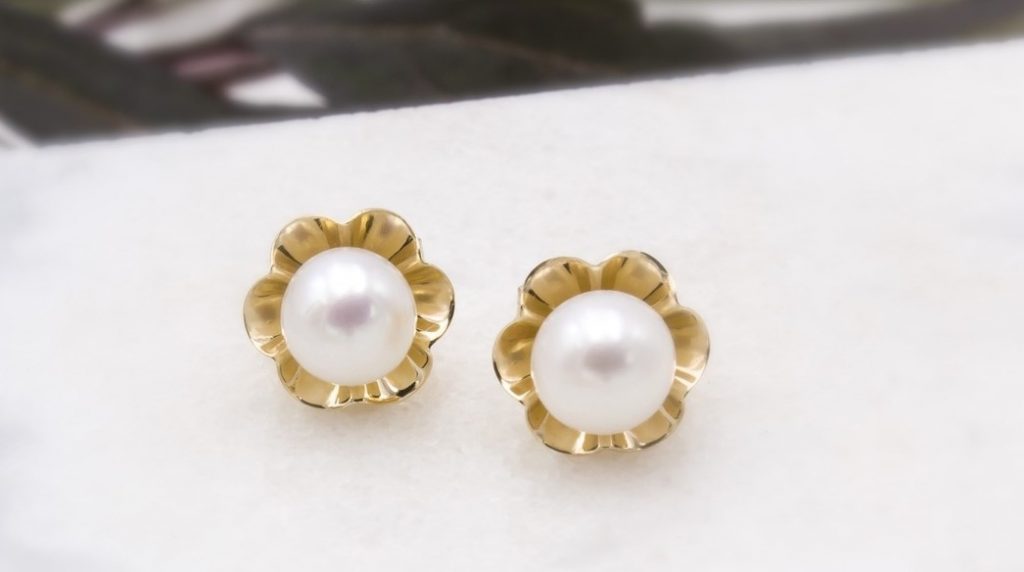 Pearl Earrings | Dhanalakshmi Jewellers