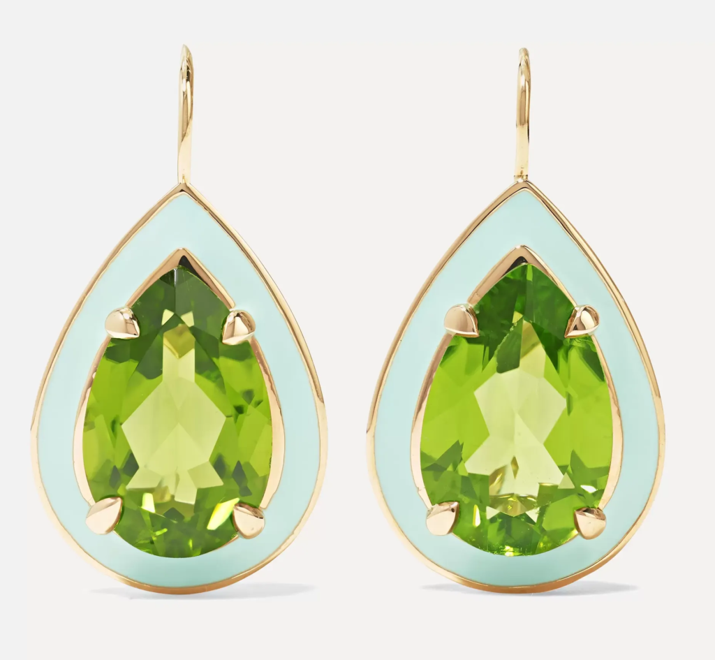 Peridot Earrings | Dhanalakshmi Jewelers