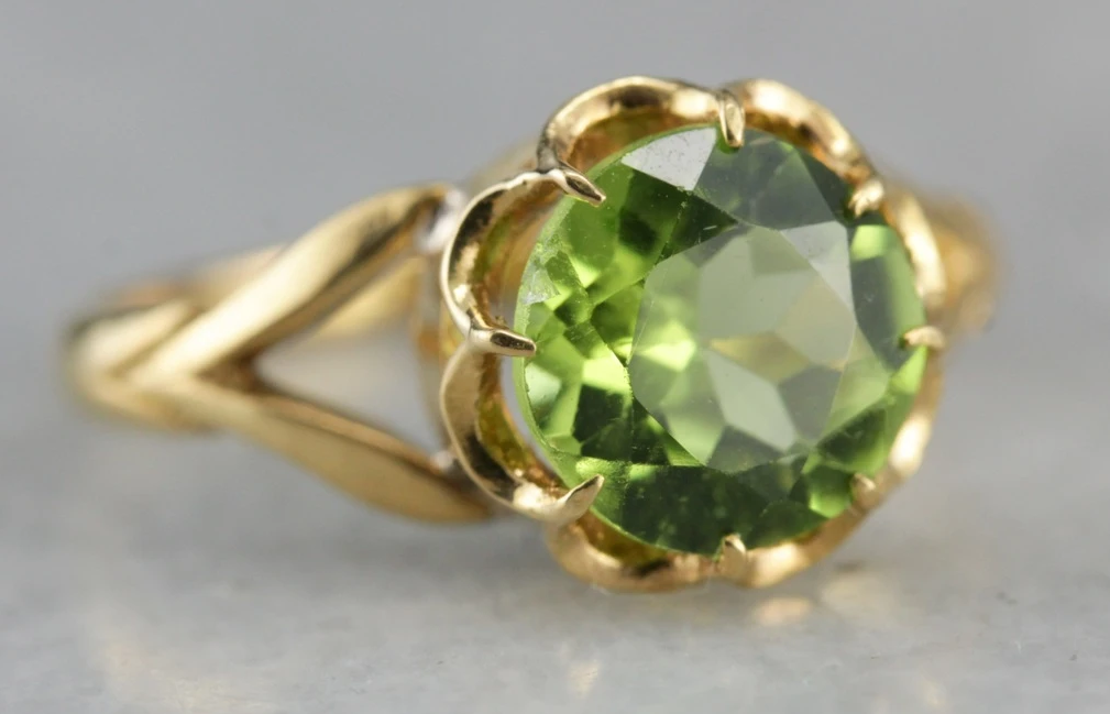 Peridot Rings | Dhanalakshmi Jewelers