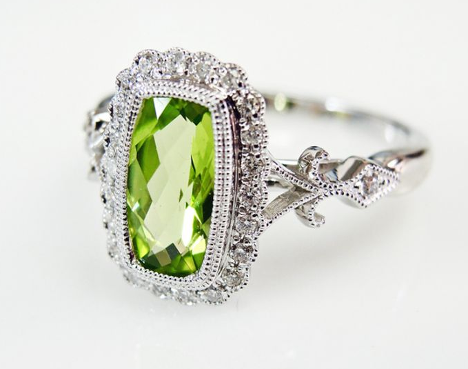 Peridot Rings | Dhanalakshmi Jewelers