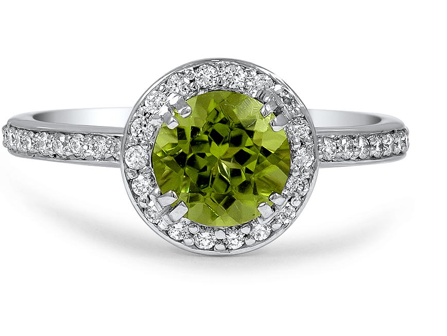 Peridot Rings | Dhanalakshmi Jewelers