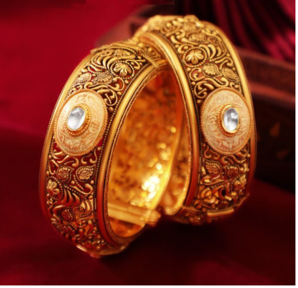 Rajputi Gold Bangles Design