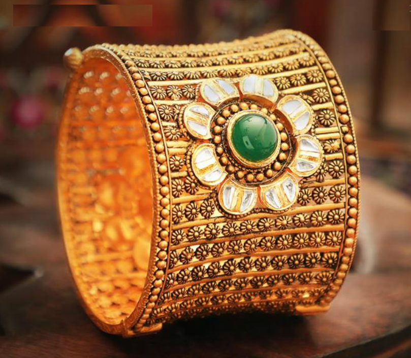 Rajputi Gold Bangles Design