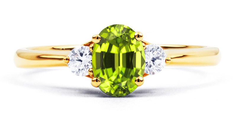 Peridot Rings | Dhanalakshmi Jewelers