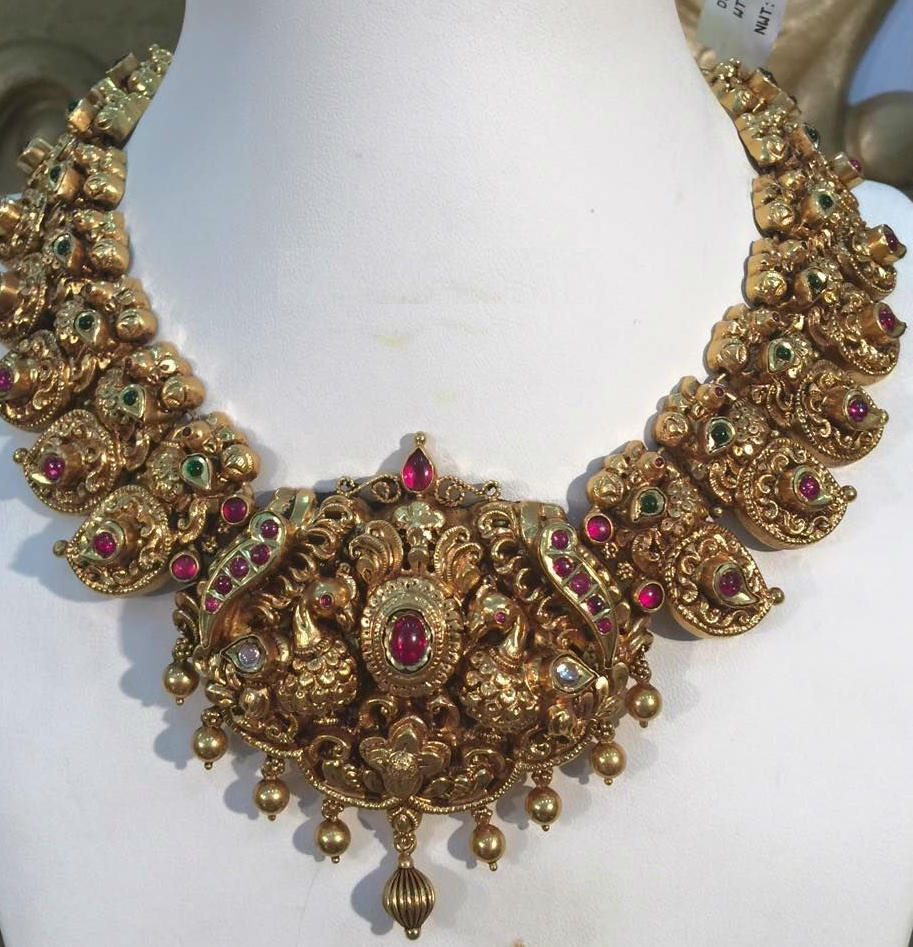 Nakshi Jewelry|Traditional Temple Jewelry| Hara|Antique Jewellery