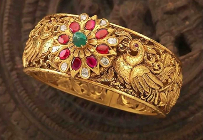 Antique Gold Bangles Designs | Dhanalakshmi Jewellers|Antique Gold Bangles Designs | Dhanalakshmi Jewellers|Nakshi Jewelry|Traditional Temple Jewelry| Gold Bangles|Antique Jewellery 