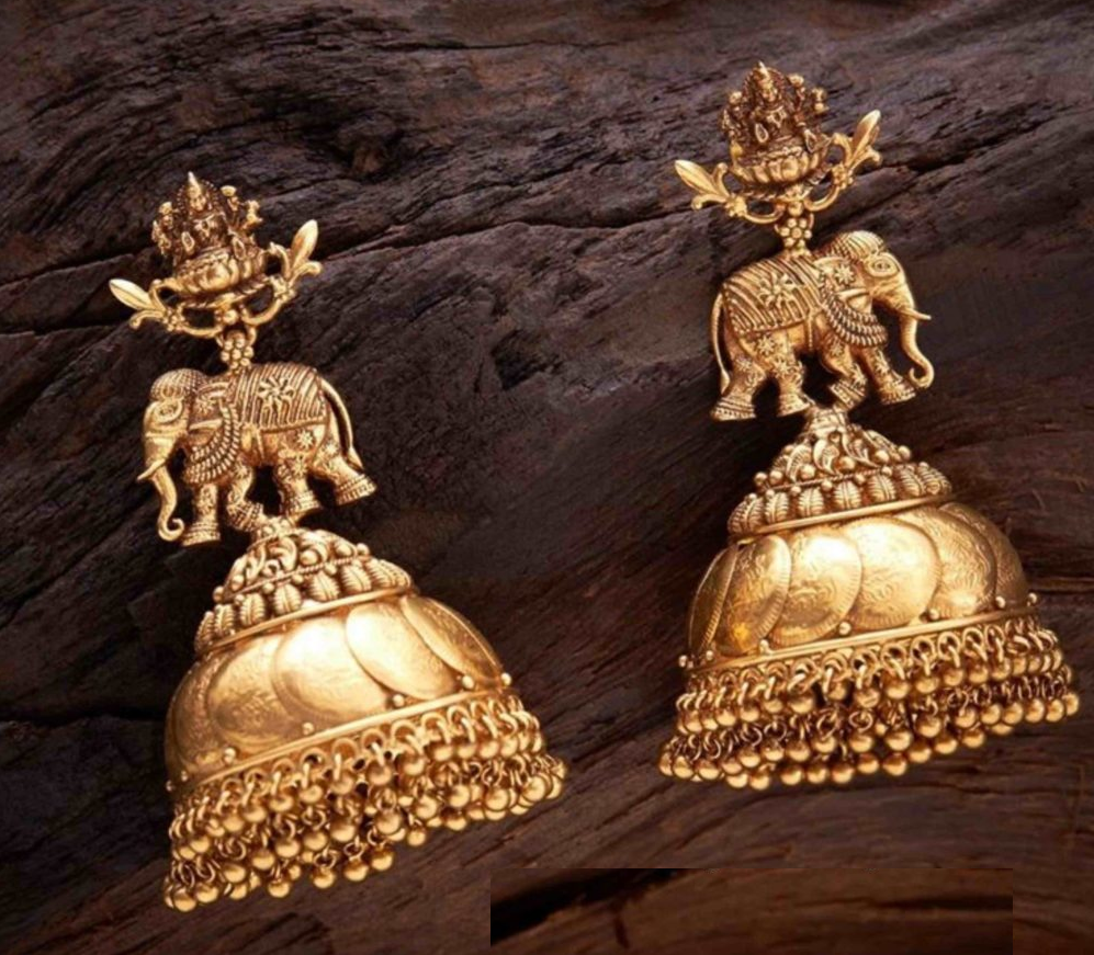 Antique Gold Earrings Designs | Dhanalakshmi Jewellers|Antique Gold Earrings Designs | Dhanalakshmi Jewellers|Antique Gold Bangles Designs | Dhanalakshmi Jewellers|Nakshi Jewelry|Traditional Temple Jewelry| Gold Earrings|Antique Jewellery
