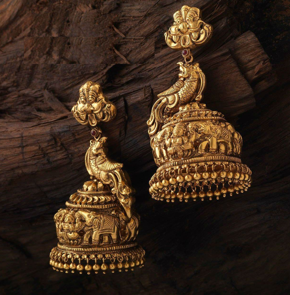 Antique Gold Earrings Designs | Dhanalakshmi Jewellers|Antique Gold Earrings Designs | Dhanalakshmi Jewellers|Antique Gold Bangles Designs | Dhanalakshmi Jewellers|Nakshi Jewelry|Traditional Temple Jewelry| Gold Earrings|Antique Jewellery