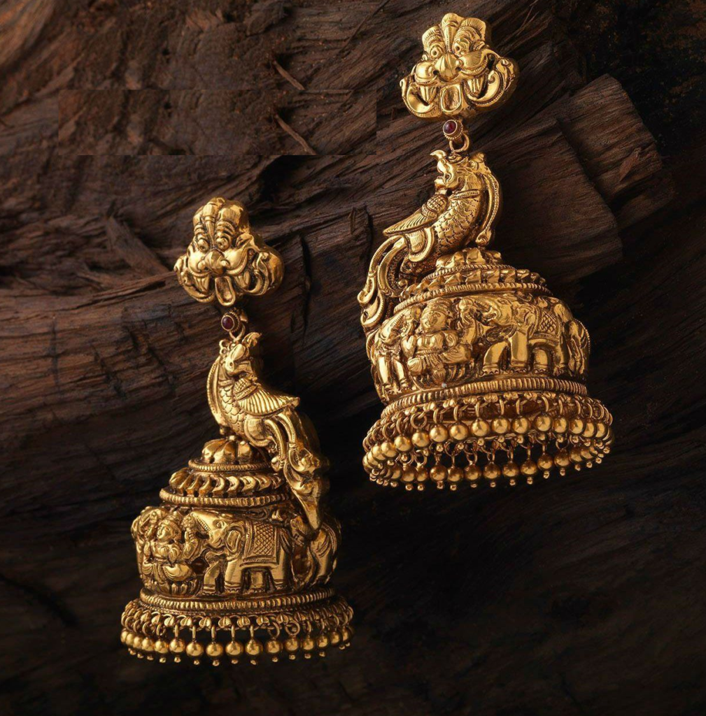 Antique Gold Earrings Designs | Dhanalakshmi Jewellers|Antique Gold Earrings Designs | Dhanalakshmi Jewellers|Antique Gold Bangles Designs | Dhanalakshmi Jewellers|Nakshi Jewelry|Traditional Temple Jewelry| Gold Earrings|Antique Jewellery 