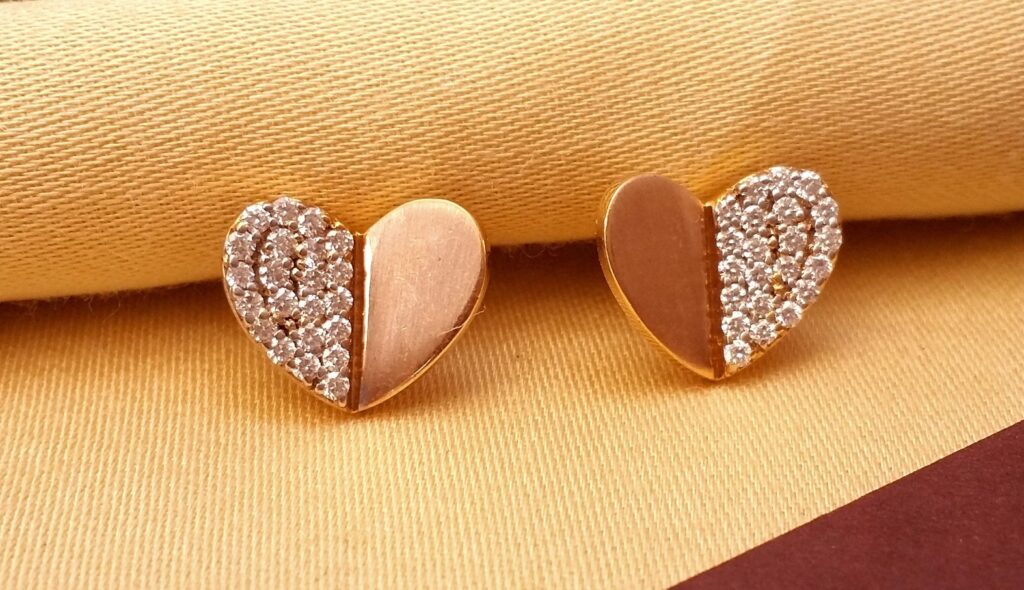 Gold Stud Earrings