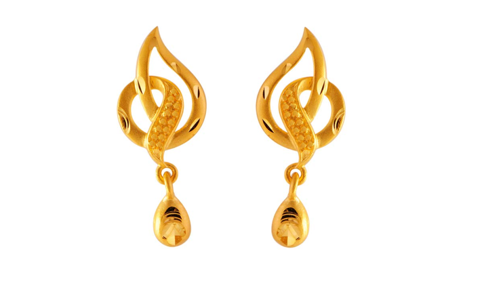 Gold Earrings Drops