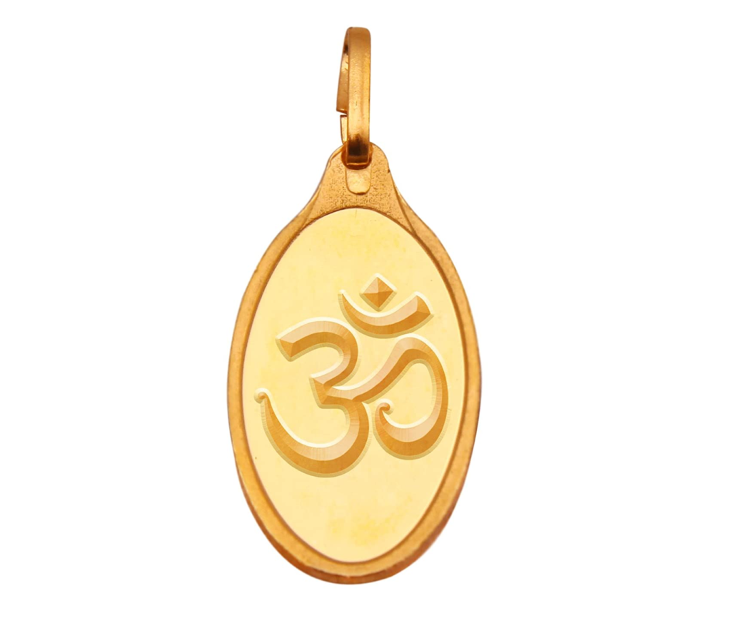 Om Gold Pendant