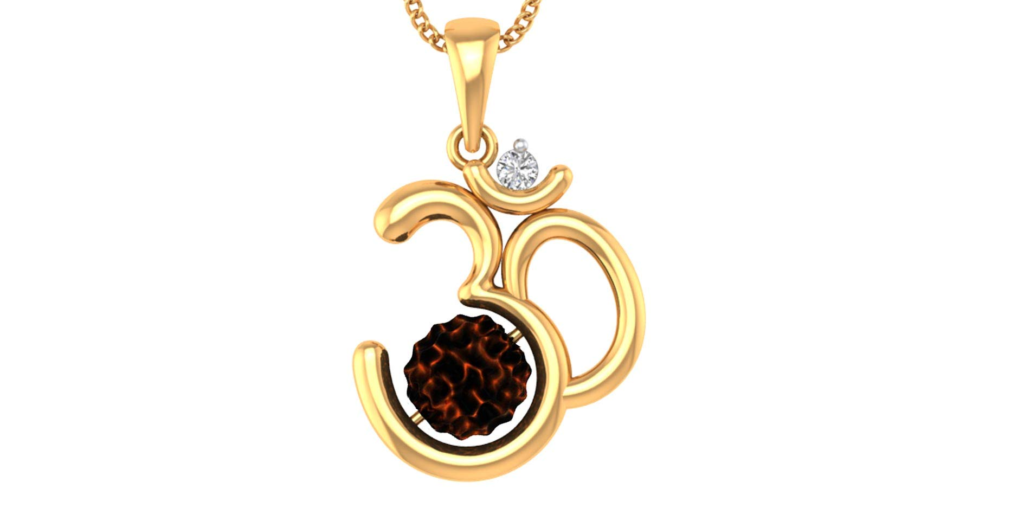 Om Gold Pendant