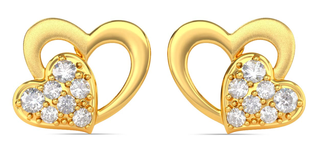 Gold Stud Earrings