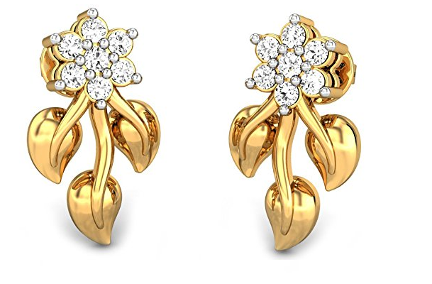 Beautiful Gold Stud Earrings to Gift this Valentine's Day