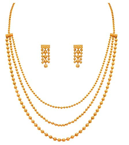 Gold Plated Gundla Mala Necklace