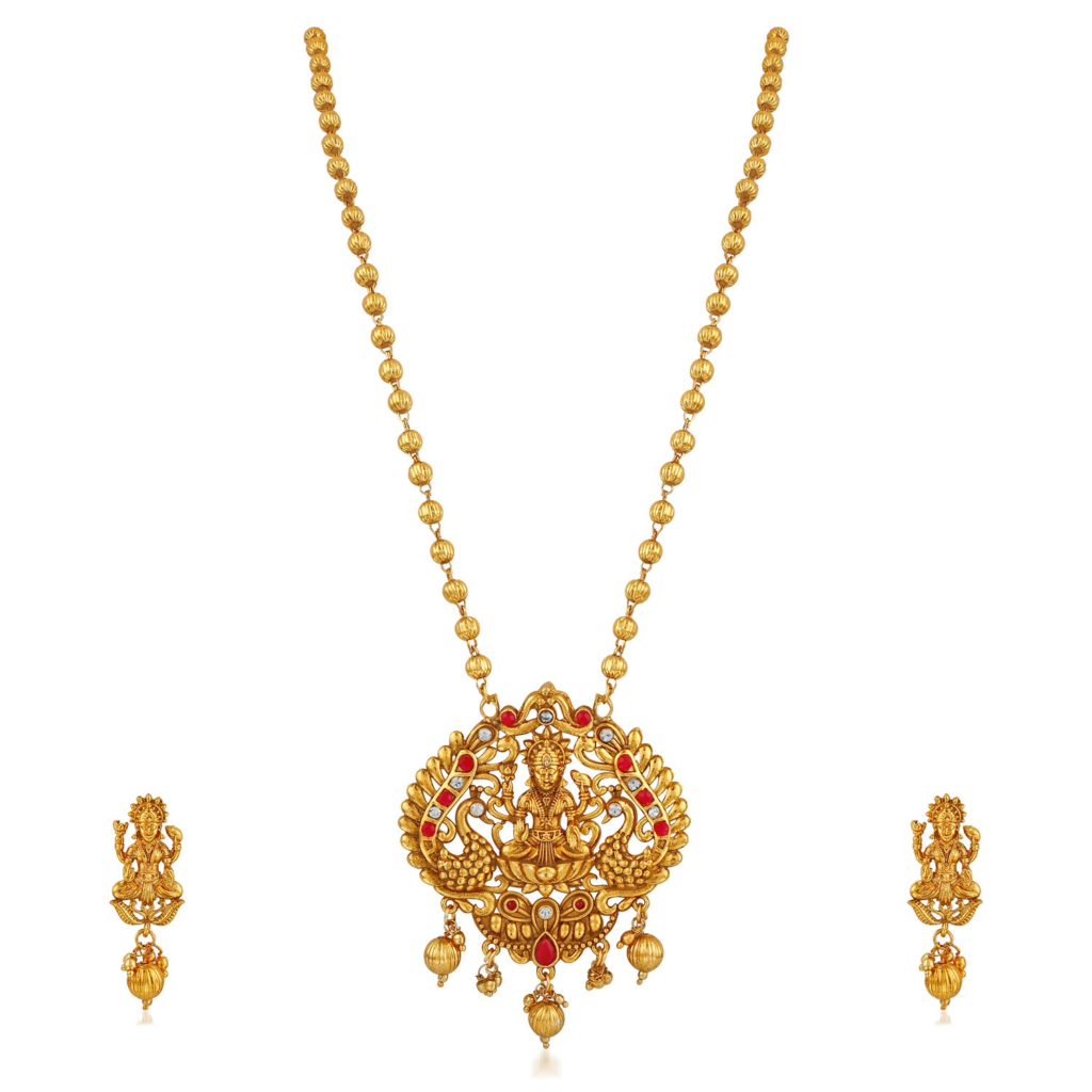 Gold Plated Gundla Mala Necklace