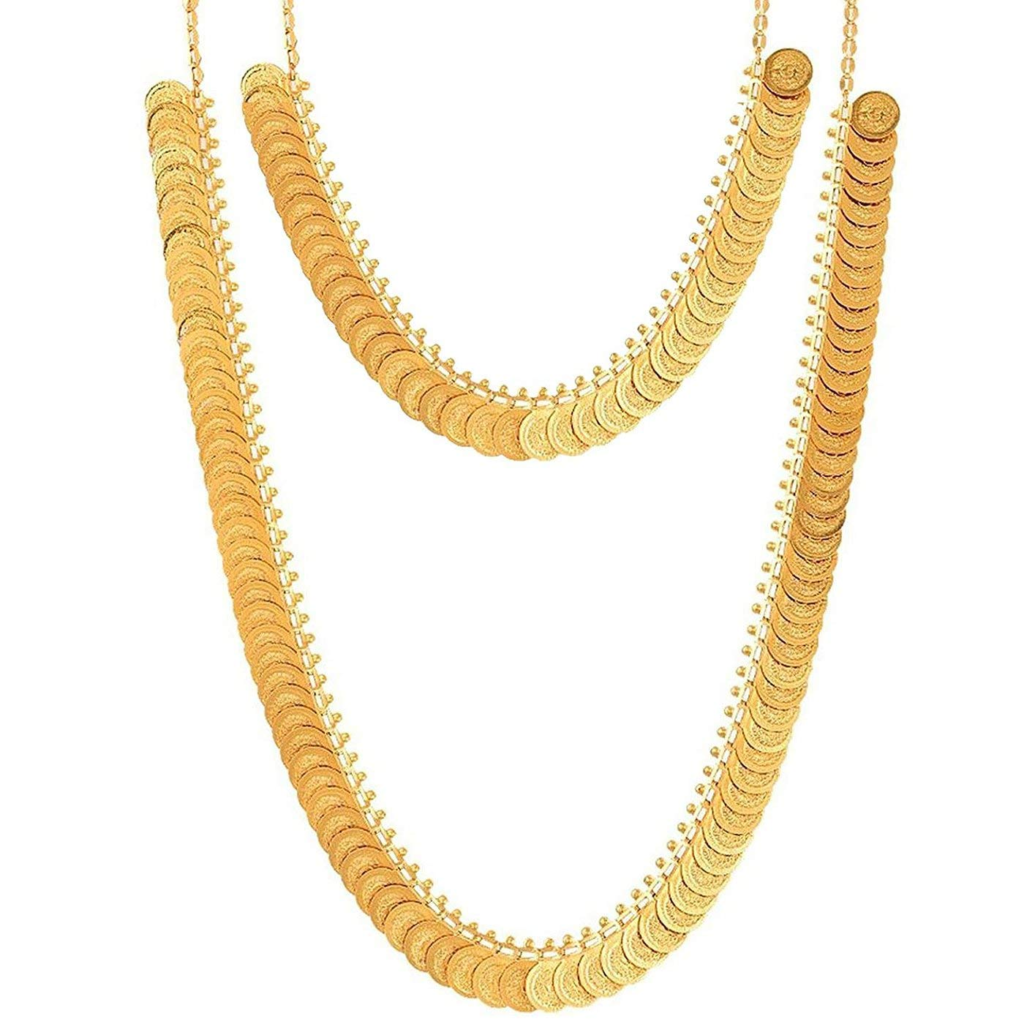 Gold Plated Kasu Mala Necklace