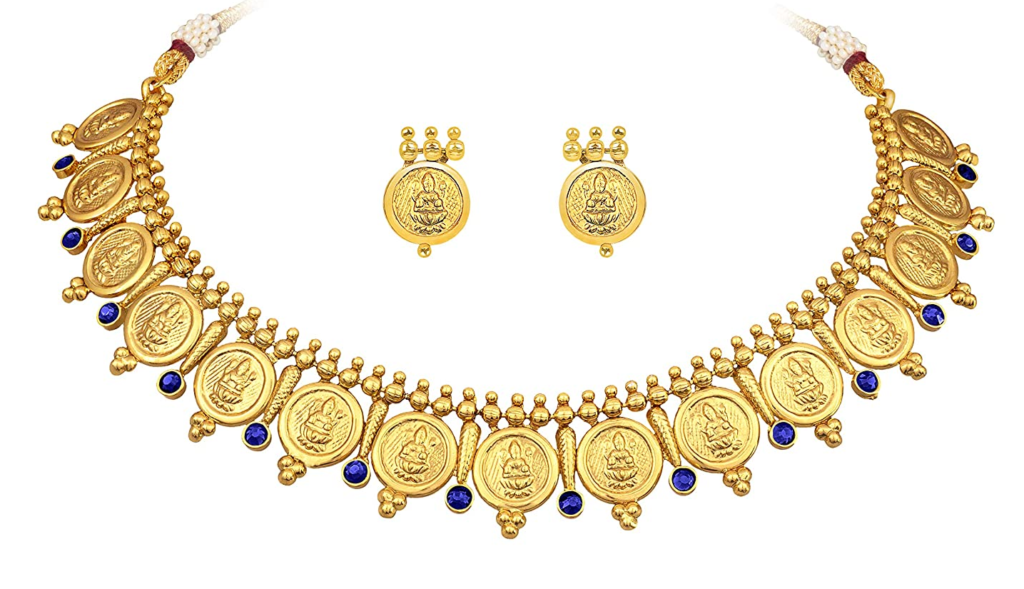 Gold Plated Kasu Mala Necklace