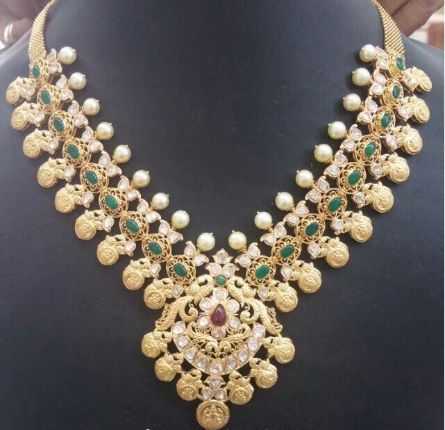 Buy Green Beaded Layered Necklace Online at Jaypore.com