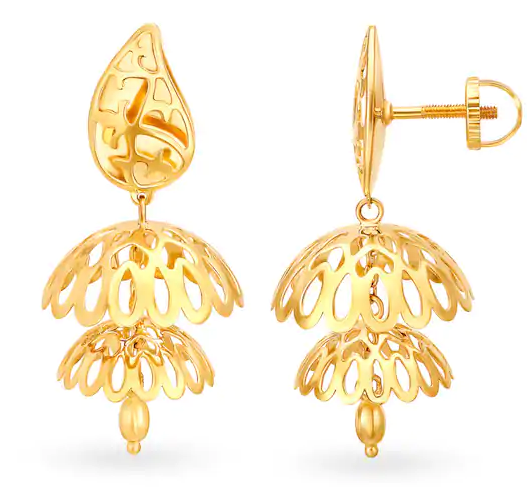 Gold Jhumka Designs